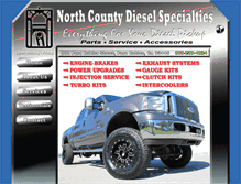 Tablet Screenshot of northcountydiesel.com